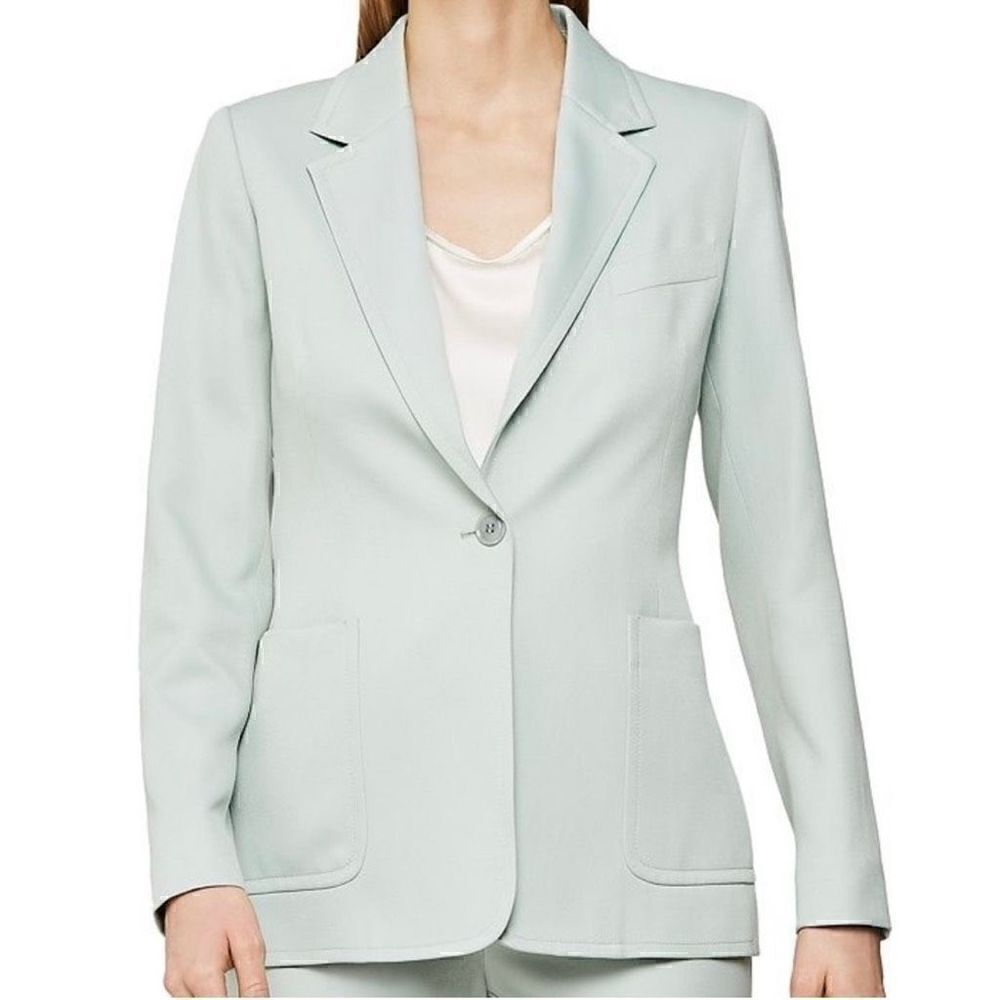 Reiss Women’s Evie Tailored Blazer in Aqua